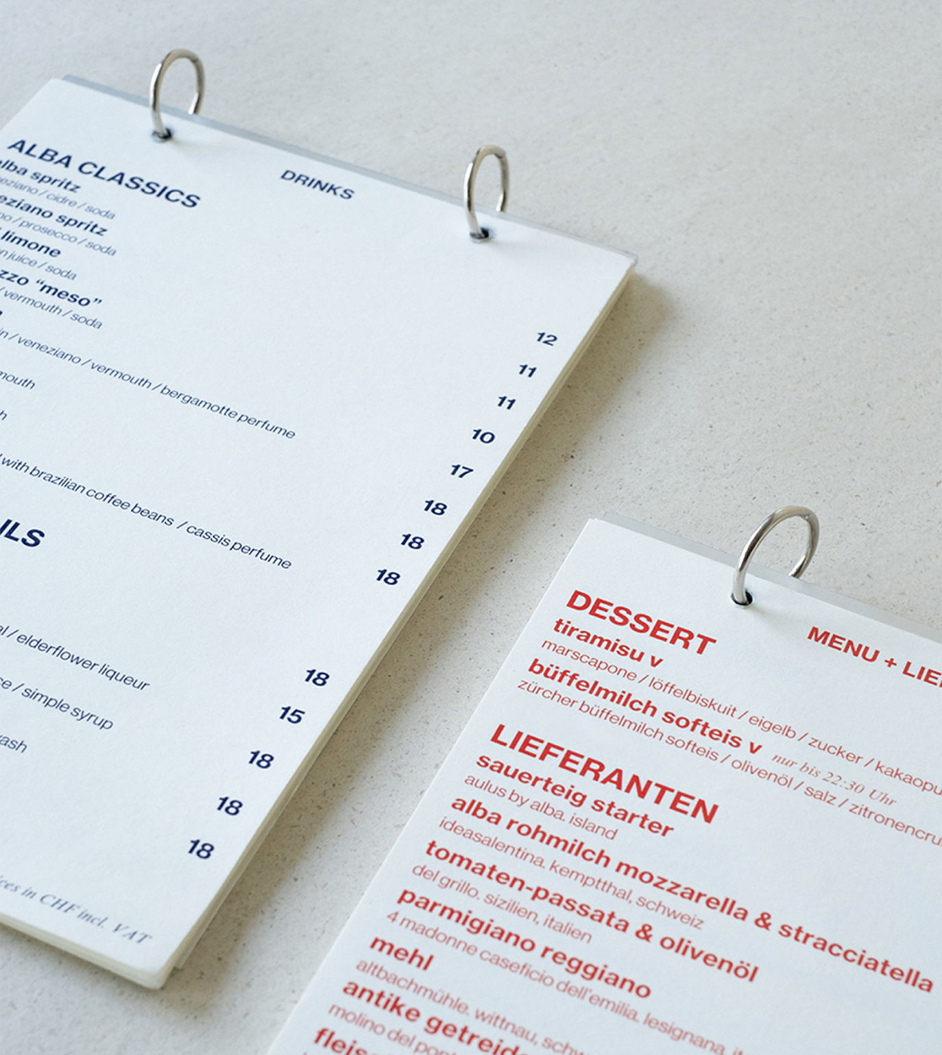 Menudesign